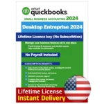 QuickBooks Desktop Enterprise Solutions 24 - One-Time Purchase for 3 User key