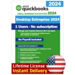 QuickBooks Desktop Enterprise Solutions 24 - Lifetime License 1 User