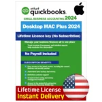 QuickBooks Mac Desktop 2024 - Lifetime License 1 User Key US