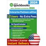QuickBooks Desktop Enterprise Platinum edition Lifetime License Key