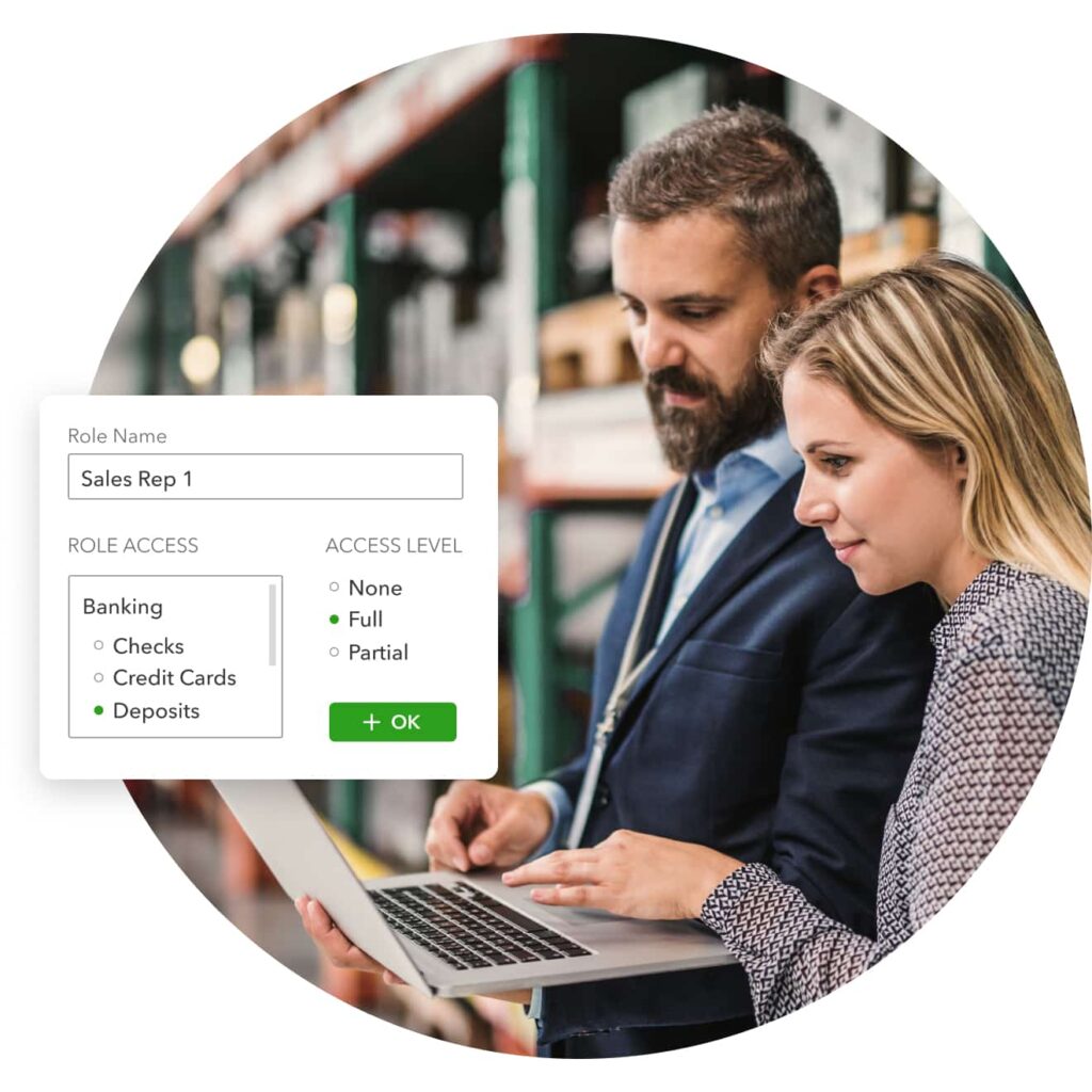 QuickBooks Desktop Pro Plus Lifetime License Key 2 man woman laptop wholesale distribution photo sm upgrade qbes us en desktop 2x