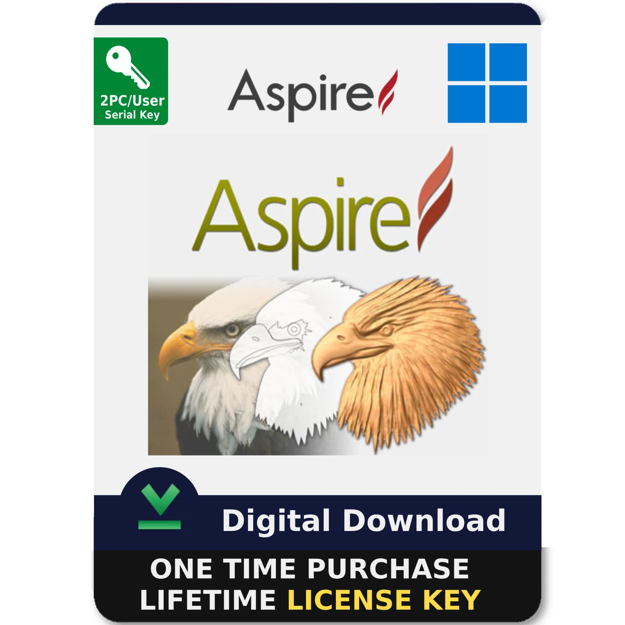 Vectric Aspire 12.5 Lifetime License Key for Windows - Image 1