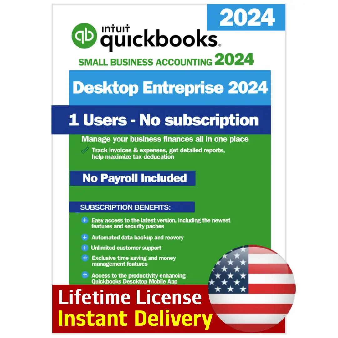 QuickBooks Desktop Enterprise Solutions 24 - Lifetime License 1 User - Image 1